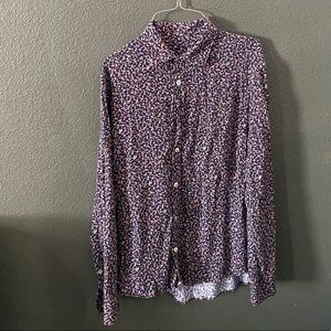 💙ZARA navy dress shirt💙